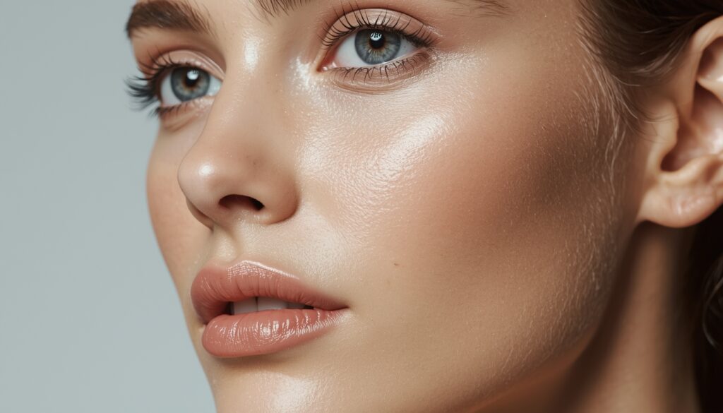 Natural facial rejuvenation with Obagi MagIQ filler showing soft contours and hydrated glowing skin